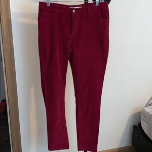 Velvet pants